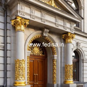 Grand Luxury Hotel Front Facade Design No-2892