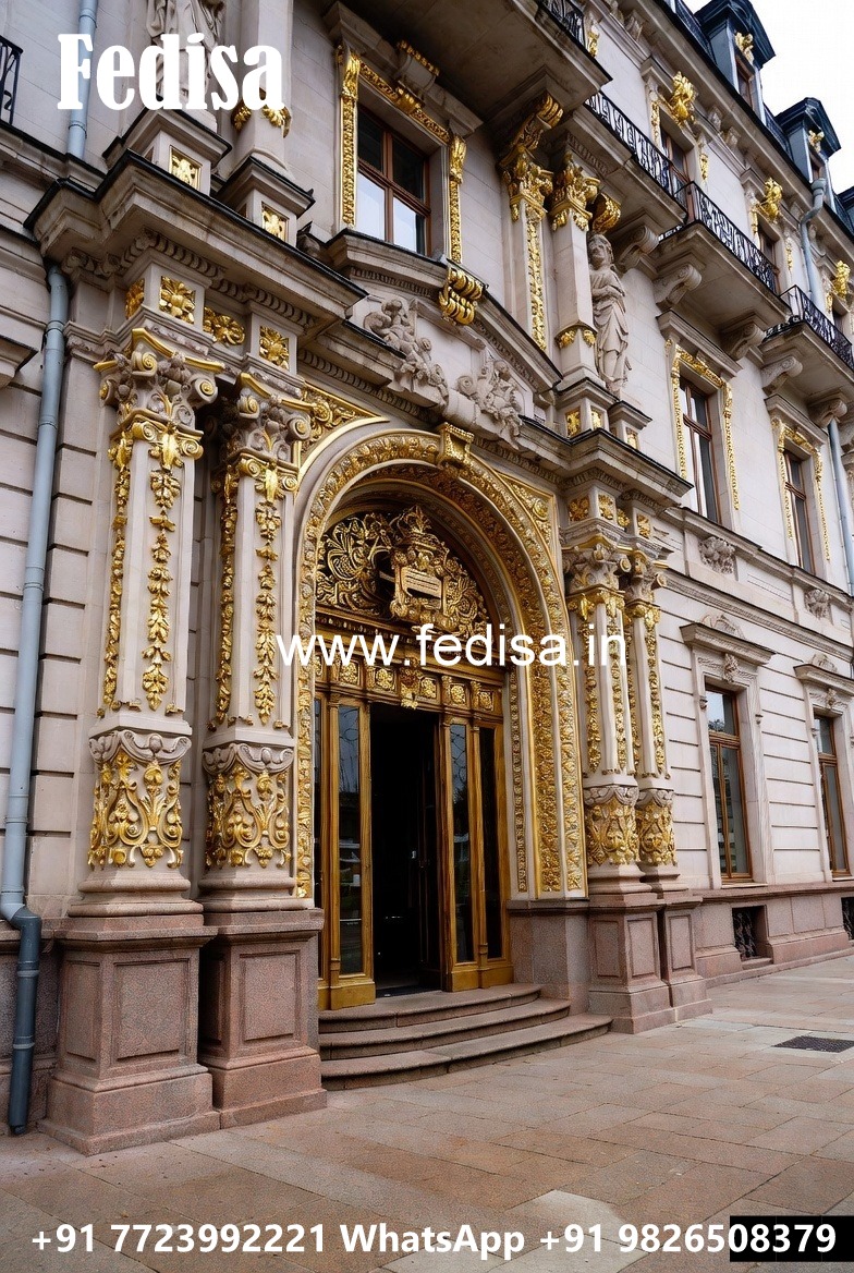 Luxury Hotel Elevation with Artistic Elements No-2904