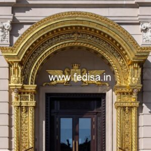 Luxury Hotel Exterior Design with Elegant Panels No-2924