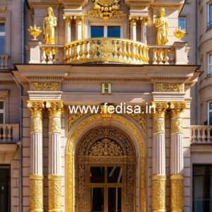 Luxury Hotel Exterior with Premium Lighting No-2926