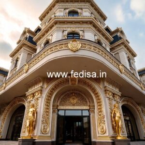 Luxury Hotel Exterior with Sophisticated Style No-2932
