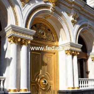Luxury Hotel Front Architecture with Elegant Finish No-2942