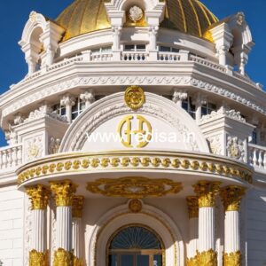 Luxury Hotel Exterior with Designer Facade No-2960