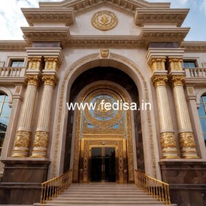Elegant Luxury Hotel Front Facade Concepts No-2963