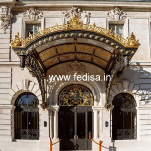 Luxury Hotel Elevation with Unique Exterior Style No-2969