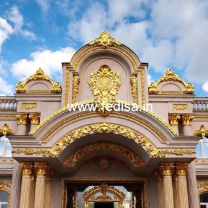Luxury Hotel Exterior with Decorative Architecture No-2971