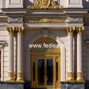 Contemporary Luxury Hotel Front Architecture No-2979