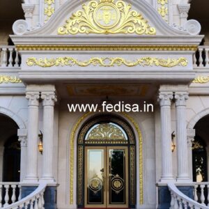 Modern Luxury Hotel Exterior with Elegant Lines No-2983