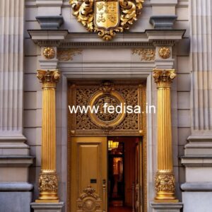 Luxury Hotel Elevation with Grand Entrance No-2989