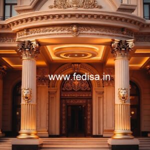 Modern Hotel Entrance Gate Design for Luxury Resorts No-3002