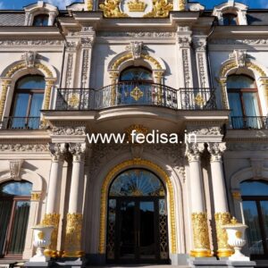 Modern Hotel Front Entrance Gate Design Concepts No-3012
