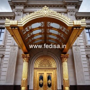Grand Resort Entrance Gate Design with Lighting No-3027