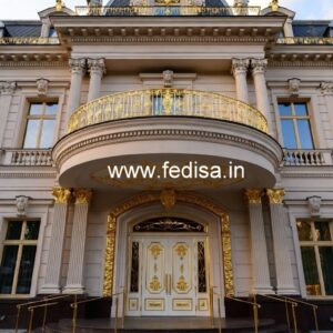 Hotel Entrance Gate Design with Minimalist Architecture No-3059