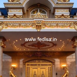 Grand Hotel Entrance Design with Elegant Gates No-3063