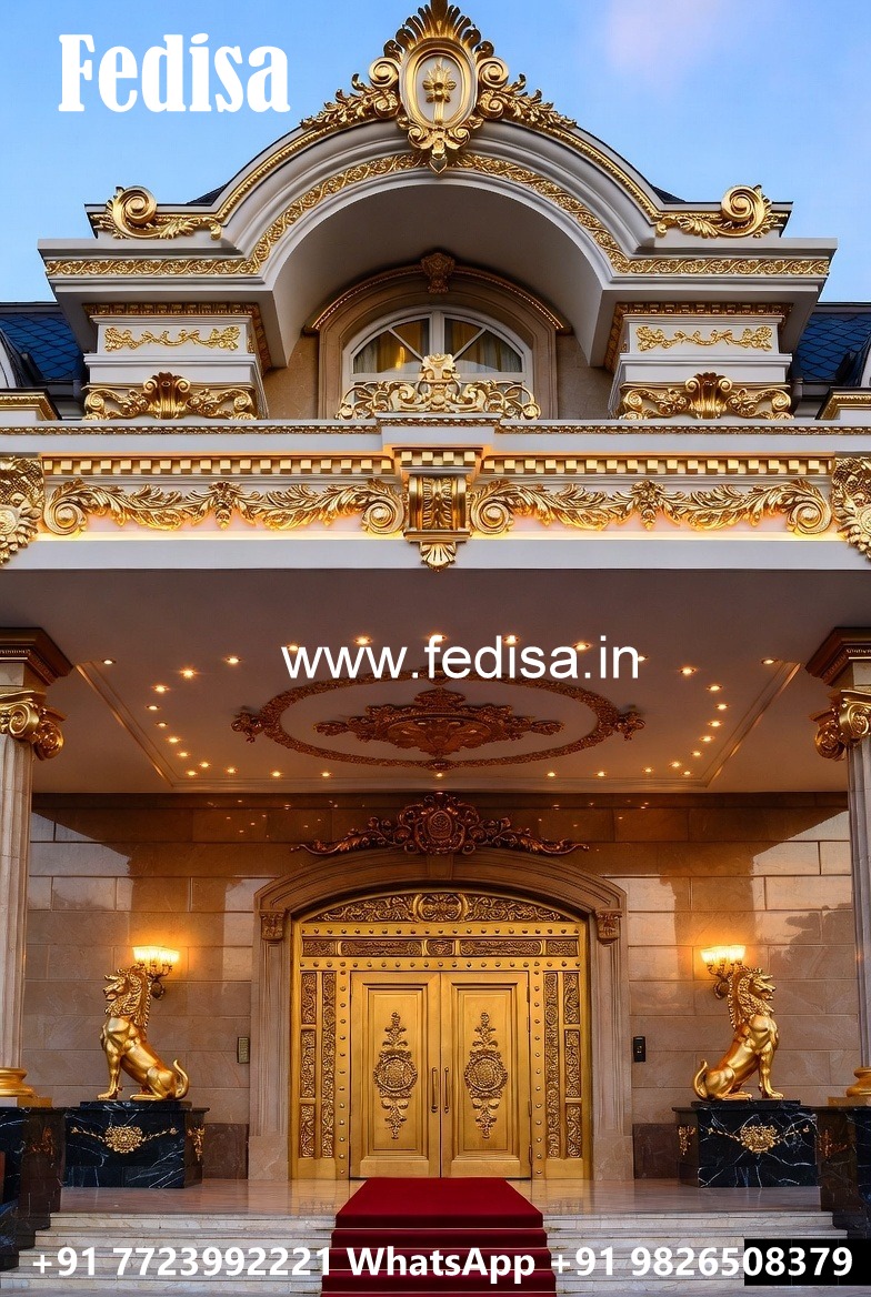 Grand Hotel Entrance Design with Elegant Gates No-3063