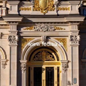 Contemporary Hotel Gate Design for Elegant Exterior No-3069