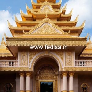Hotel Entrance Gate Design with Luxury Decor Elements No-3091