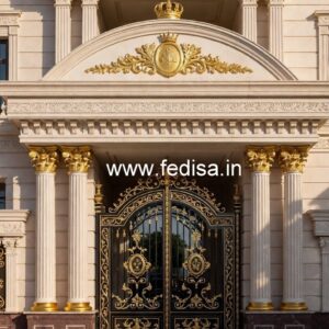 Elegant Hotel Front Gate Design with Modern Look No. 3098