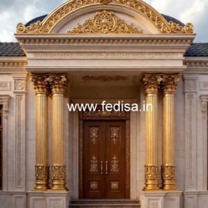 Hotel Elevation Design with Premium Exterior Finish No-3118