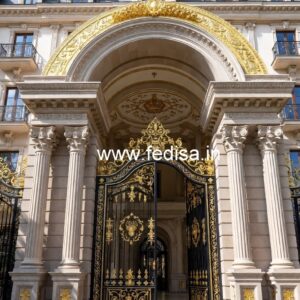 Hotel Exterior Elevation Design with Premium Lighting No-3136