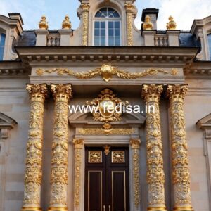 Hotel Elevation Design with Premium Materials No-3151
