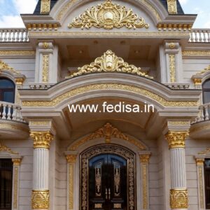 Elegant Hotel Exterior Design with Modern Features No-3152