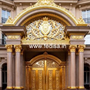 Hotel Elevation Design with Elegant Entrance No-3158