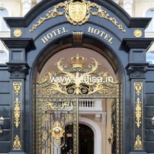 Luxury Hotel Architecture Front View Design No-3160
