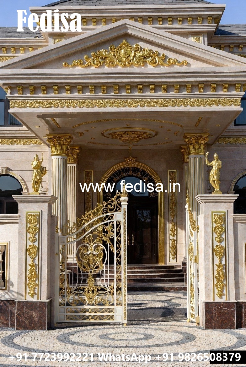 Hotel Front Exterior Design with Artistic Touch No-3171