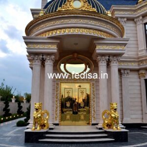 Hotel Elevation Design with Modern Structural Style No-3173