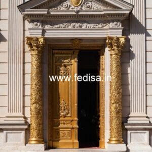 Contemporary Hotel Elevation Design with Lighting Effects No-3193