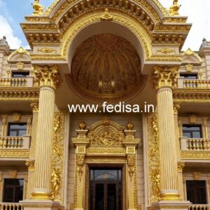 Hotel Front Architecture Design with Modern Luxury No-3194