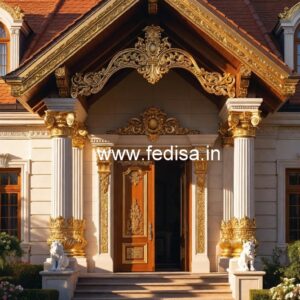 Hotel Front Elevation Design No-3203