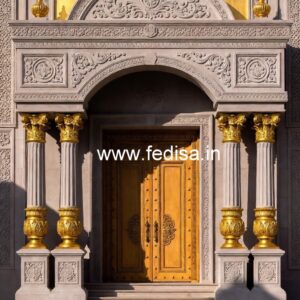 Luxury Hotel Exterior with Glass Facade No-3422