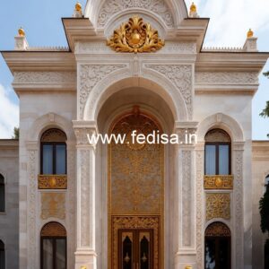 Luxury Hotel Main Entrance Elevation No-3459