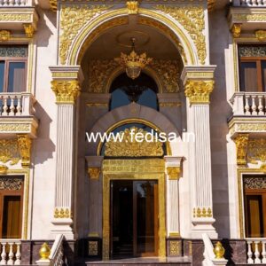 Luxury Hotel Exterior Wall Design Inspiration No-3465
