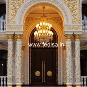 Elegant Luxury Resort Front View Design No-3485