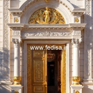 Luxury Hotel Exterior with Premium Materials No-3486