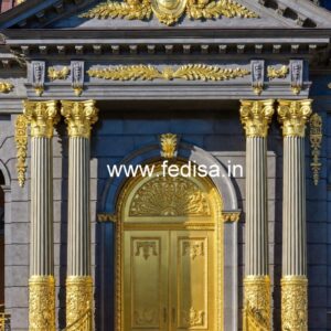 Luxury Hotel Front Elevation with Modern Appeal No-3488
