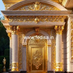 Luxury Resort Elevation with Elegant Lighting No-3490