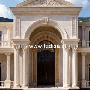 Luxury Hotel Exterior with Minimalist Style No-3496