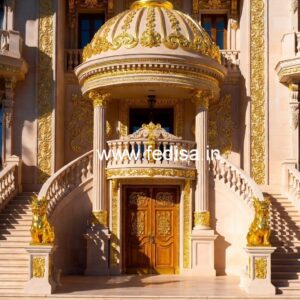 Modern Luxury Hotel Exterior with Balcony No-3519