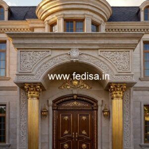 Contemporary Luxury Hotel Front View No-3523