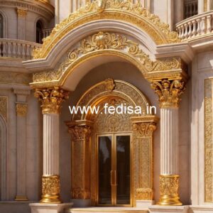 Luxury Hotel Exterior with Sophisticated Style No-3532