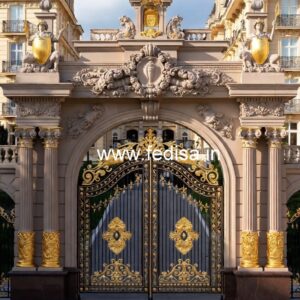Modern Luxury Hotel Exterior with Elegant Lines No-3583