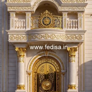 Luxury Hotel Elevation with Grand Entrance No-3589