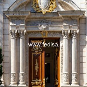Elegant Hotel Driveway Entrance Gate Design No-3621