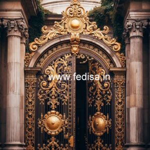 Grand Resort Entrance Gate Design with Lighting No-3627