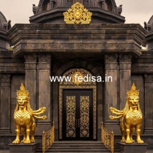 Hotel Exterior Gate Design with Premium Materials No-3647