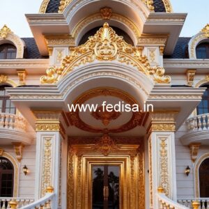 Hotel Front Entrance Design with Luxury Gate Style No-3650